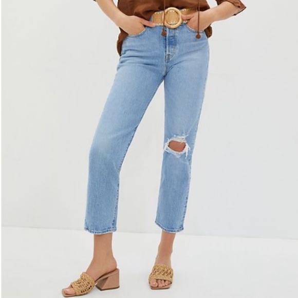 Levi's Wedgie High-Rise Straight Jeans - Picture 4 of 11
